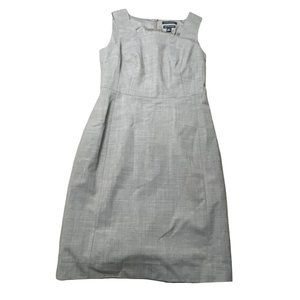 Banana Republic Dress 8 Womens Business Casual Gray Taupe Stretch